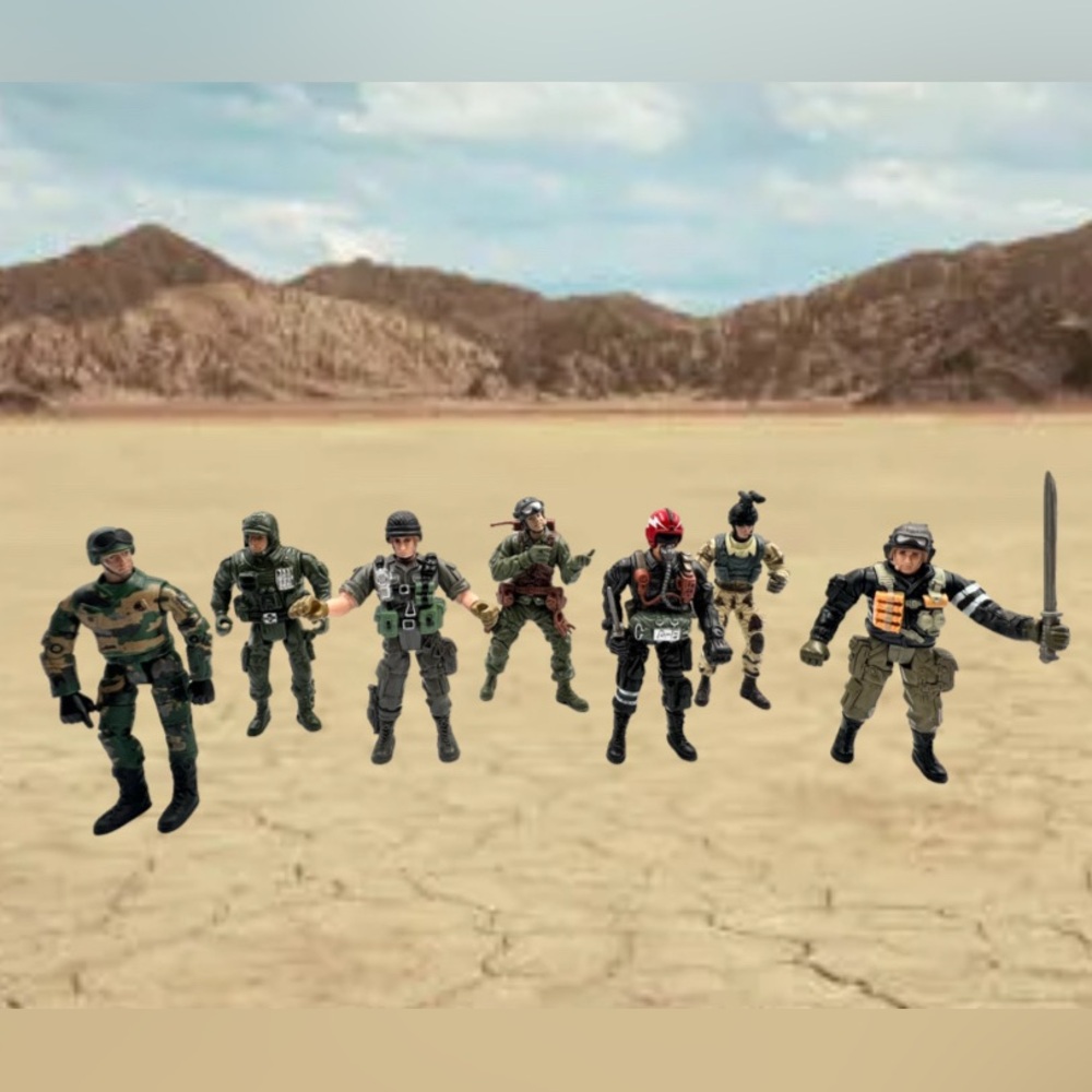Lot of Chap MEI and M&C Toy Center World Military Action Figures